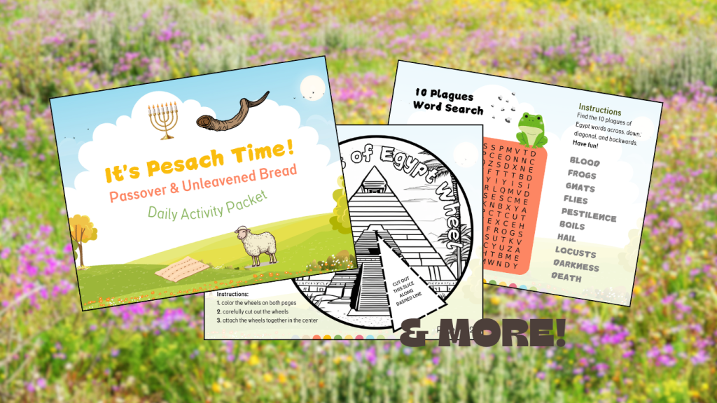 Pesach (Passover) Activity Packet