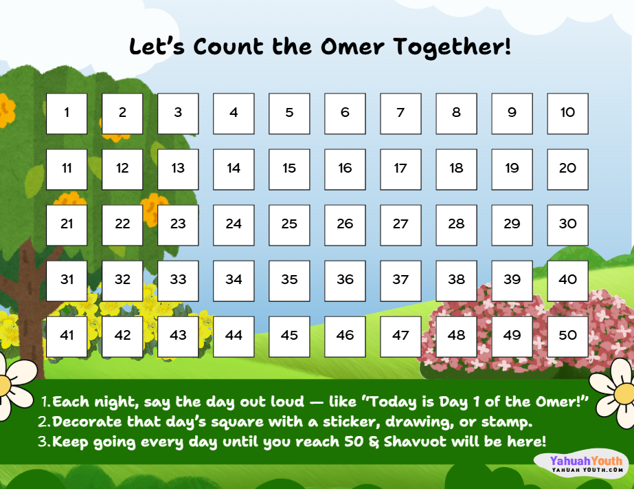 New! 2025 Omer Activity Packet