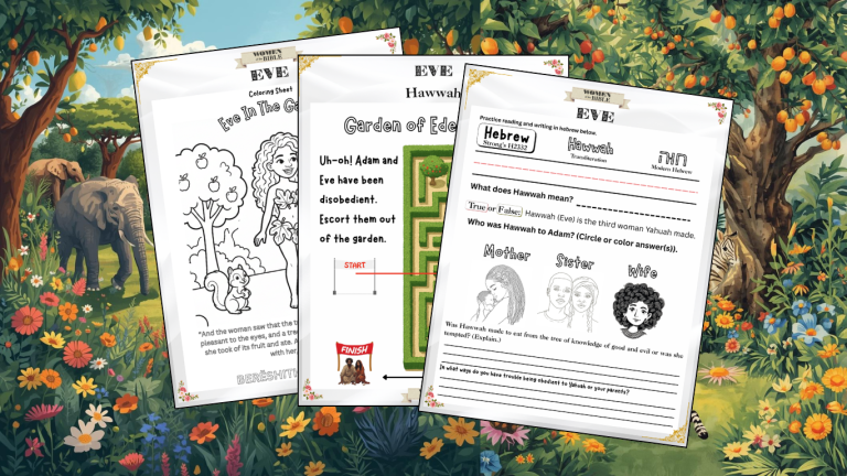 Eve Activity Sheet Thumbnail