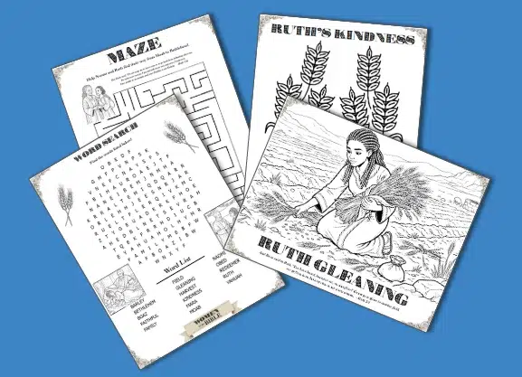 Naomi and Ruth Activity Sheets