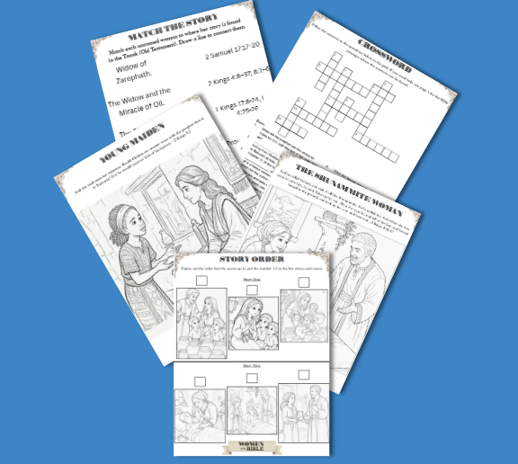 Unnamed Women of the Tanak Activity Sheets