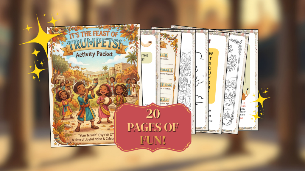 Feast Of Trumpets Activity Packet (Yom Teruah)