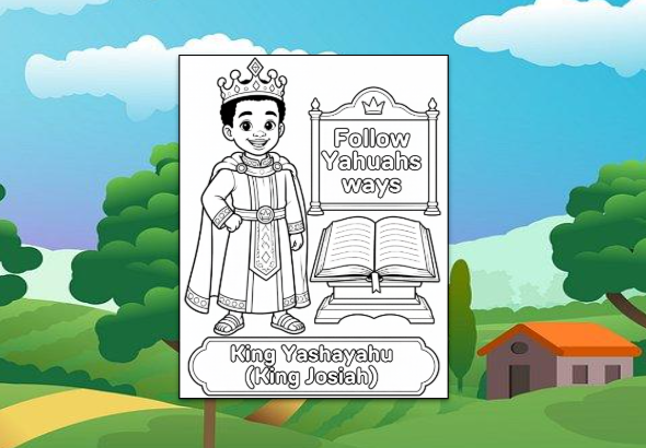 King Josiah Coloring Sheet